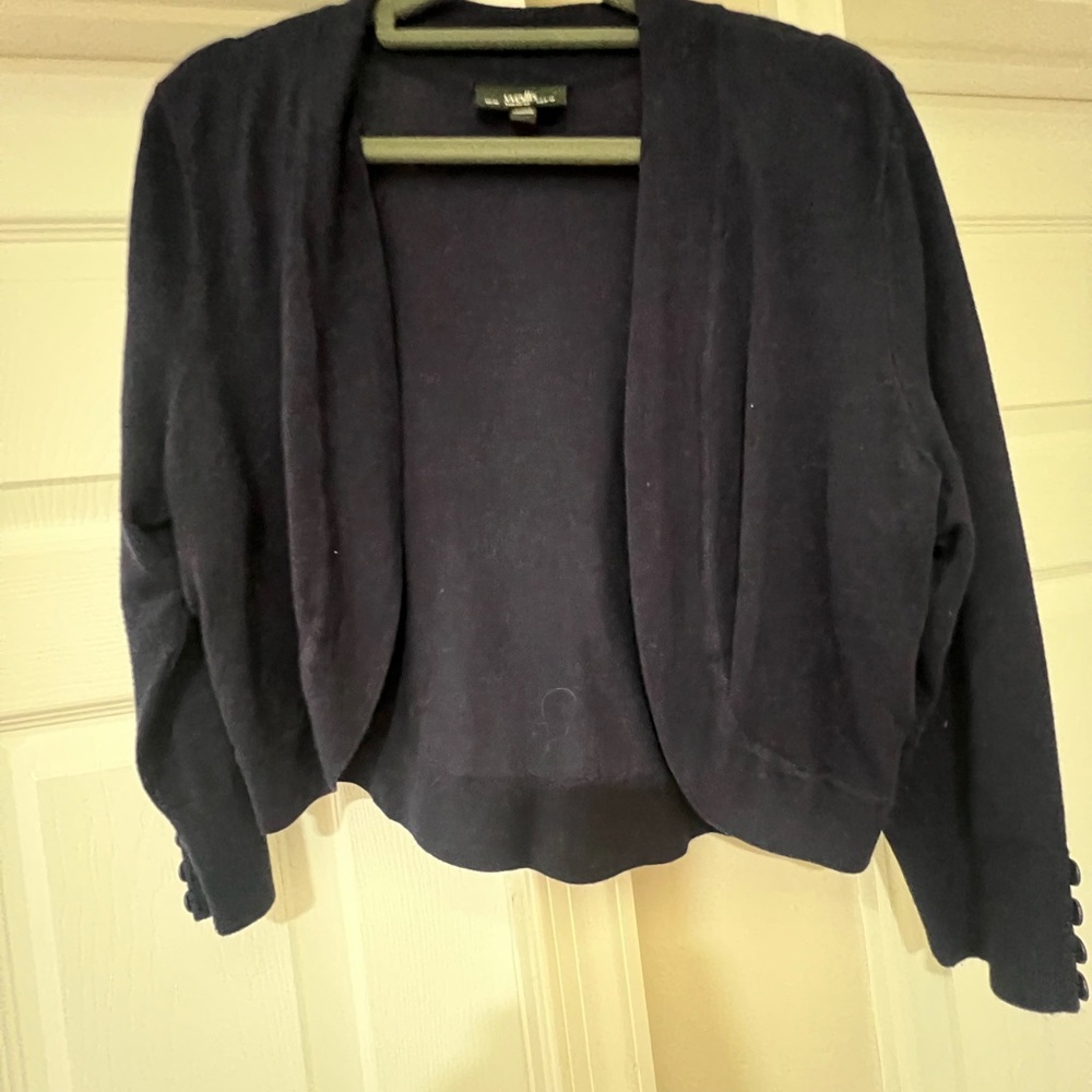 Tahari Dark Blue Women's Shrug